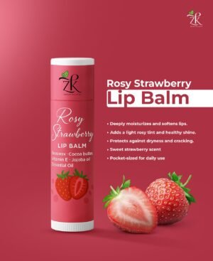 Rosy Strawberry Lip Balm