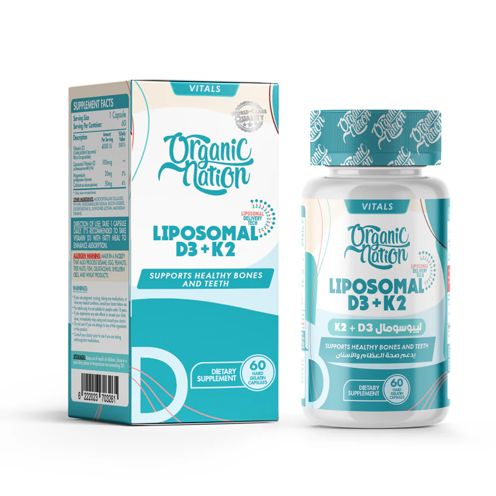 Liposomal D3+K2 -60Serv.-60 Capsules