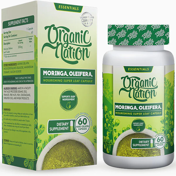Moringa Oleifera-60Servings-60 Capsules