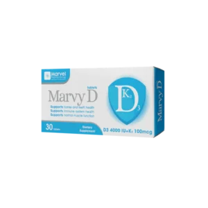 Marvy D - D3 4000 IU & K2 100 mcg 30 tablets